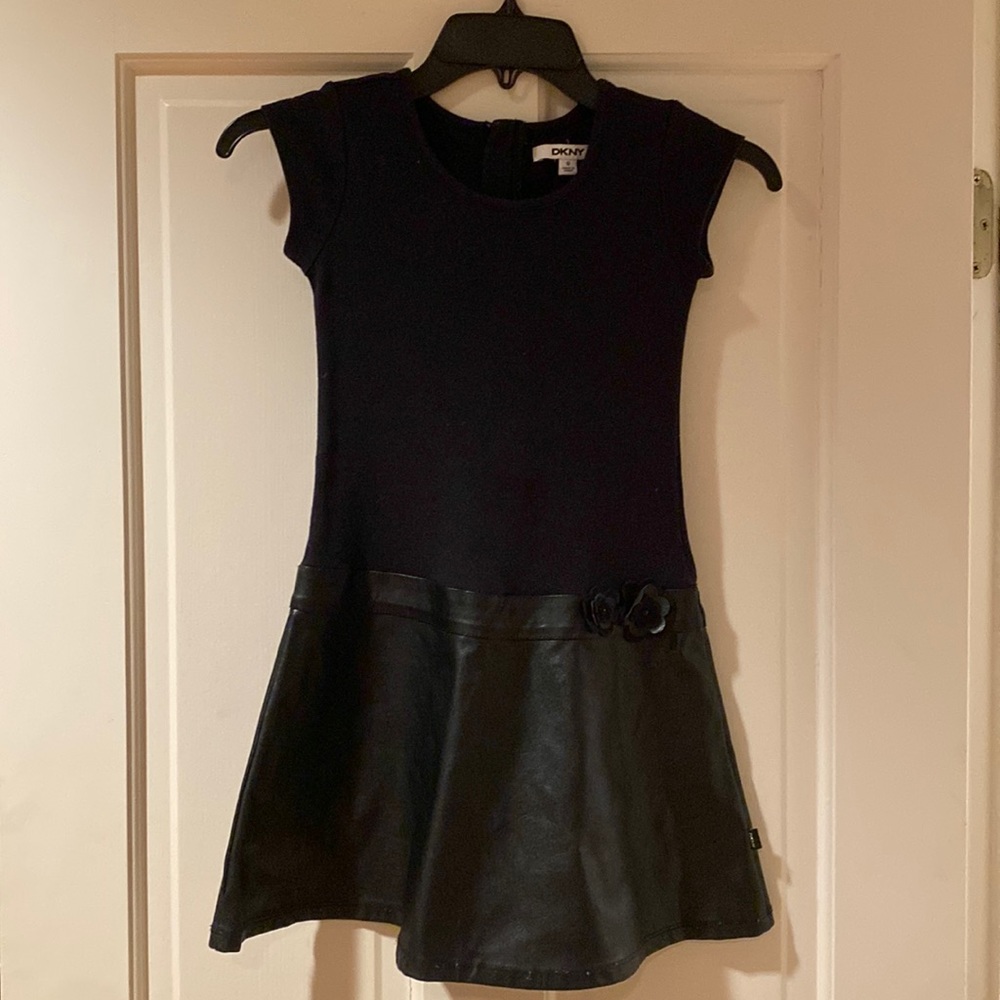 DKNY black girls dress